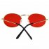 Unisex Outdoor Retro Style Sun Glasses Stylish Metal Frame Oval Color Lens UV400 Sunglasses for Men Women20ZR