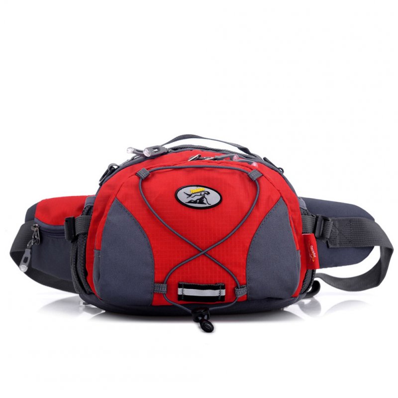Unisex Outdoor Multifunctional Sports Fanny Pack Waterproof Single Shoulder Bag red_One size
