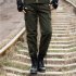 Unisex Overalls Trousers Tactical Training Trousers Loose Wear resistant Pants Black training six pockets 180 XL
