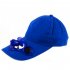 Unisex Peaked Cap Summer Baseball Hat with Solar Powered Fan Cooling Fan Cap for Camping Traveling Outdoor Activities White