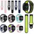 Unisex Soft Silicone 2 colour Replacement Watch Strap Watchband for Fitbit Versa Pretty Bracelet Ornament Dark gray   black
