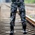 Unisex Special Training Camouflage High Strength Pants Wear Resistant Casual Trousers Desert camouflage  175 L