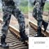 Unisex Special Training Camouflage High Strength Pants Wear Resistant Casual Trousers Universal camouflage 170 M