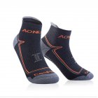 Unisex Sports Napping Socks Wearproof Antiskid Breathable Anti sweat Socks for Outdoor Sports  Dark gray M