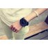 Unisex Sports Watches Outdoor Fashion Quartz Watch Large Round Dial Wristwatch black