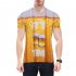 Unisex Stylish 3D Digital Printed Beer Bubble Short Sleeve T shirt Beer S