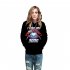 Unisex Summer I Love You 3000 Letters Fashion Printing Long Sleeve Hooded Tops Q 4929 YH03 XXL