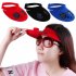 Unisex Summer Sports Cap Empty Top Baseball Hat with Solar Powered Fan Cooling Fan Cap for Camping Traveling Outdoor Activities Blue