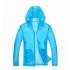 Unisex Sun Protection Jacket Solid Color Uv Protective Clothing For Summer Outdoor Running Orange M
