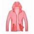 Unisex Sun Protection Jacket Solid Color Uv Protective Clothing For Summer Outdoor Running light blue 3XL