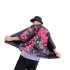 Unisex Vintage Koi Pattern Kimono Chinese Style Loose Sleeve Cotton Shirts Koi black XXL