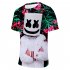 Unisex Vivid Color 3D DJ Marshmello Pattern Fashion Loose Casual Short Sleeve T shirt D L