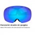 Unisex Winter Snow Sports Snowboard Goggles with Anti fog UV Protection Snowmobile Skiing Skating Mask