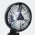 Unitedtime Camping Fan  Rechargeable Battery Operated 4 Speed With Hanging Hook Foldable Tripod Portable Table Fan For Camping  Outdoor X77 black