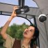Unitedtime Camping Fan  Rechargeable Battery Operated 4 Speed With Hanging Hook Foldable Tripod Portable Table Fan For Camping  Outdoor X77 black