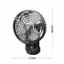 Unitedtime Camping Fan  Rechargeable Battery Operated 4 Speed With Hanging Hook Foldable Tripod Portable Table Fan For Camping  Outdoor X77 black
