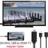 Universal 1080P USB to HDMI HDTV Video Adapter Cable for Cell Phone and Tablets black