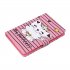 Universal 10Inches Laptop Protective Case with Front Snap Cute Cartoon Color Painted PU Cover  Crown cat