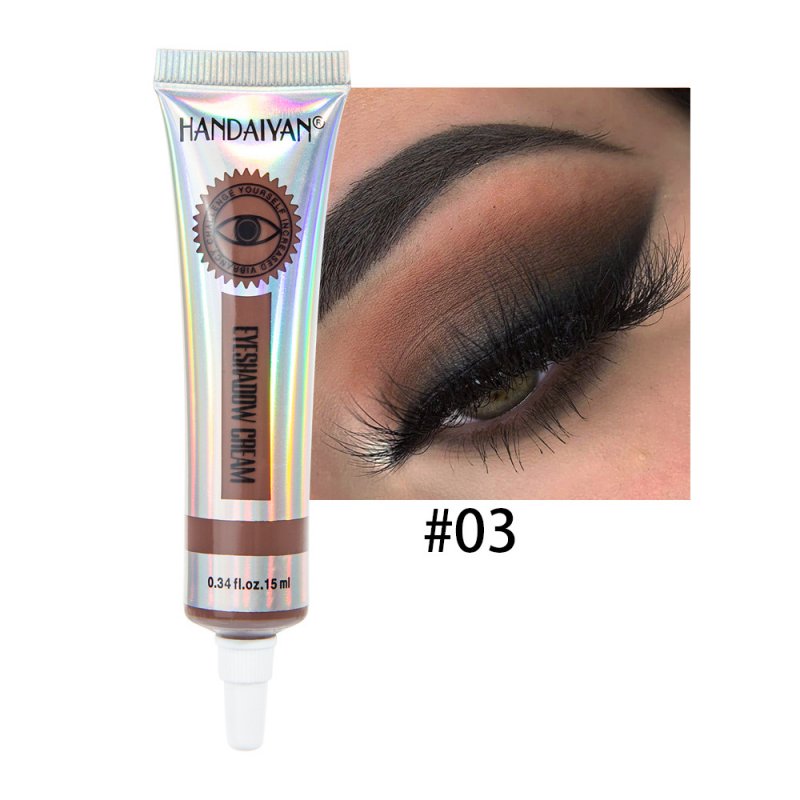 Universal 12 Colors Matte Eyeshadow Lasting Eye Shadow Cream for Women 3#