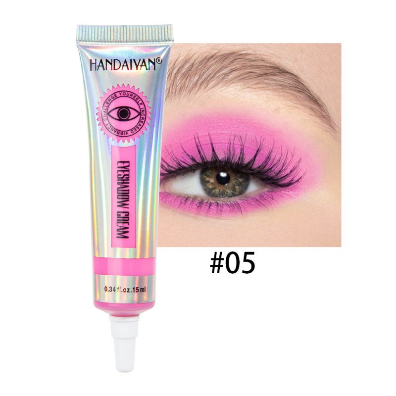 Universal 12 Colors Matte Eyeshadow Lasting Eye Shadow Cream for Women 5#