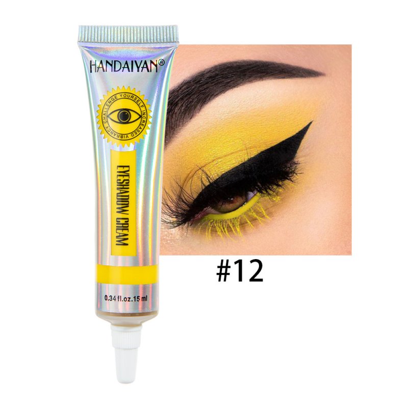 Universal 12 Colors Matte Eyeshadow Lasting Eye Shadow Cream for Women 12#