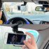 Universal 360 Car Clip Sun Visor Cell Phone Holder Mount Stand GPS Holder in Car Mobile Clip gray