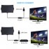 Universal 980Miles Digital Indoor TV Antena Amplifier Signal Booster TV Signal Receiver black