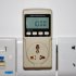 Universal Adapter   Power Monitor For EU Socket tracks power consumption and lets you track Voltage  Amps and Watts used on its LCD display