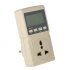 Universal Adapter   Power Monitor For EU Socket will keep tabs on the power consumption of products and shows Voltage  Amps and Watts on its LCD display