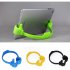 Universal Adjustable Plastic Thumbs Modeling Mobile Phone Holder Fashion Phone Stand Bracket Holder   Yellow