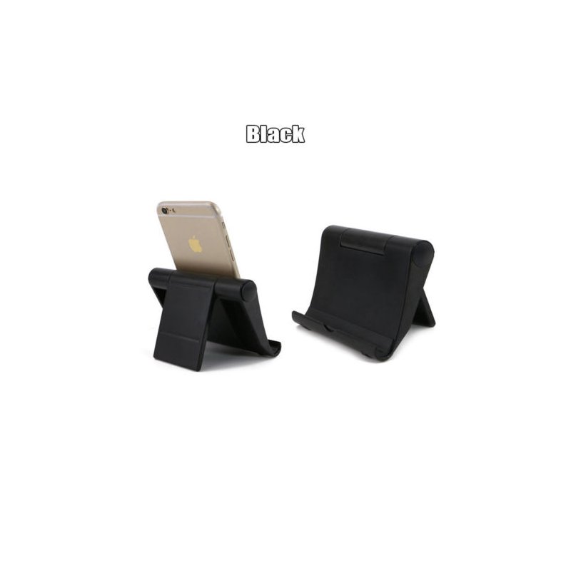 Universal Adjustable Portable Desk Tablet Stand Holder for All Smart-Phone iPad Air black