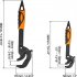 Universal Adjustable Wrench Pipe Wrench With Self Locking Function Double Thread Bottom Pry Bar Design Anti Slip Adjustable Universal Wrench Self locking wrench