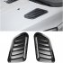 Universal Air Flow Intake Hood Scoop Bonnet Vent Cover Sticker Window Frame Design Hood Vent Sticker Cover Decoration Left And Right Pack Of 2 black