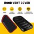 Universal Air Flow Intake Hood Scoop Bonnet Vent Cover Sticker Window Frame Design Hood Vent Sticker Cover Decoration Left And Right Pack Of 2 black
