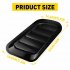 Universal Air Flow Intake Hood Scoop Bonnet Vent Cover Sticker Window Frame Design Hood Vent Sticker Cover Decoration Left And Right Pack Of 2 black