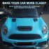 Universal Air Flow Intake Hood Scoop Bonnet Vent Cover Sticker Window Frame Design Hood Vent Sticker Cover Decoration Left And Right Pack Of 2 black