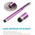 Universal Aluminum Alloy Touch  Pen Metal Touch Screen Pen Stylus Pens Capacitive Screen Pen With Clip For Tablet Mobile Phone blue