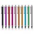 Universal Aluminum Alloy Touch  Pen Metal Touch Screen Pen Stylus Pens Capacitive Screen Pen With Clip For Tablet Mobile Phone blue