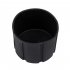 Universal Anti Dust Waterproof Silicone Lens Cover Protector for DSLR SLR Camera black