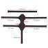 Universal Bicycle Speaker Mount Strap Fixed Holder Portable Mtb Road Bike Cage Loop Fastener Bracket black