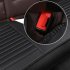 Universal Breathable PU Rear car seat cover car seat cushion black Rear seat single row