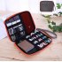 Universal Cable Organizer Bag for Travel Houseware Storage Small Electronics Accessories Cases  Small black
