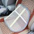 Universal Car Back Seat Support Mesh Lumbar Back Brace Support Cool Summer Breathable Car Seat Back Lumbar Office Home Ice silk 37cm 40cm