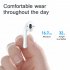 Universal Car Bluetooth Headset BT 5 0 Charger Automatic Pairing Touch Control Wireless Headphones 2 in 1 Bleutooth Earphone white