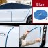 Universal Car Door Edge Scratch Protector 10M Strip Sealing Guard Trim Automobile Door Stickers Blue 10 meters
