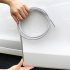 Universal Car Door Edge Guards Trim Styling Moulding Protection strip Scratch Protector For Car Vehicle Silver plating 10 meters