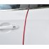 Universal Car Door Edge Guards Trim Styling Moulding Protection strip Scratch Protector For Car Vehicle Electroplating red 10 meters