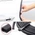 Universal Car Door Edge Scratch Protector 10M Strip Sealing Guard Trim Automobile Door Stickers Red 10 meters