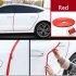 Universal Car Door Edge Scratch Protector 10M Strip Sealing Guard Trim Automobile Door Stickers Red 5 meters