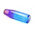 Universal Car Gear Shift Knob Stick Crystal Bubble Gear Shifter with Thread Adapter Blue and purple 10cm